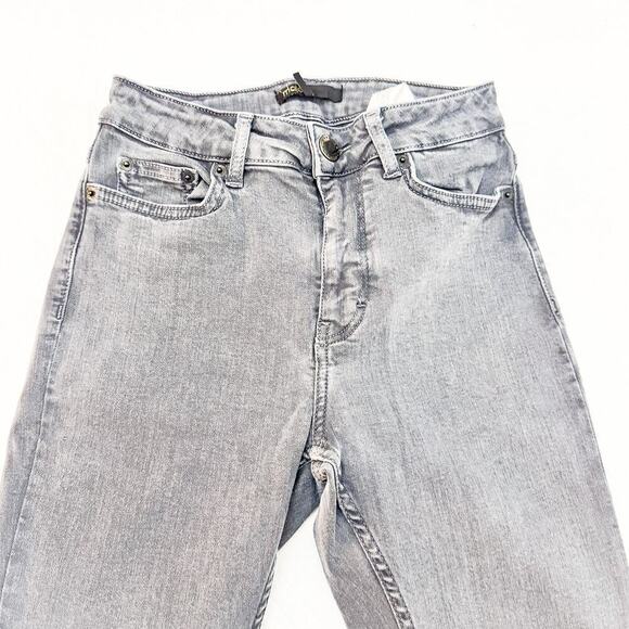 Maje H14 Agripine Charcoal Gray Slim Fit Denim Skinny Jeans Size 36 US 24 - Picture 6 of 9